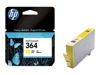 HP 364 - Jaune - originale - cartouche d'encre - pour Deskjet 35XX; Photosmart 55XX, 55XX B111, 65XX, 65XX B211, 7510 C311, 7520, eStation C510 CB320EE#BA1