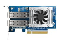 QNAP QXG-25G2SF-CX6 - Adaptateur réseau - PCIe 4.0 x8 profil bas - 25 Gigabit SFP28 x 2 - pour QNAP TS-H2490FU QXG-25G2SF-CX6