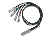 NVIDIA - Câble séparateur 100GBase-CU vers 25GBase-CU à fixation directe - QSFP28 (M) pour SFP28 (M) - 2 m - 4.5 mm - sans halogène, passif 980-9I48B-00C002