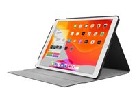 Incipio Faraday - Étui à rabat pour tablette - polycarbonate, Plextonium, cuir vegan - noir - 10.2" - pour Apple 10.2-inch iPad (7ème génération) IPD-406-BLK