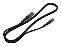 OtterBox - Câble Lightning - USB-C mâle pour Lightning mâle - 1 m - noir - pour Apple iPad/iPhone/iPod (Lightning) 78-52294