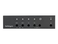 StarTech.com Switch et convertisseur automatique avec plusieurs entrées vers HDMI - DisplayPort, VGA et double HDMI vers HDMI - 4K - Commutateur vidéo/audio - de bureau - pour P/N: BOX4CABLE HDVGADP2HD