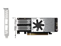 QNAP QXG-100G2SF-E810 - Adaptateur réseau - PCIe 4.0 x16 profil bas - 100 Gigabit QSFP28 x 2 - pour QNAP TS-H2490FU QXG-100G2SF-E810