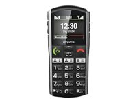 emporiaSIMPLICITY V27 - Téléphone de service - RAM 32 Mo / Mémoire interne 64 Mo - 220 x 176 pixels - noir V27_001_FR
