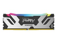 Kingston FURY Renegade RGB - DDR5 - module - 16 Go - DIMM 288 broches - 6000 MHz / PC5-48000 - CL32 - 1.35 V - mémoire sans tampon - on-die ECC KF560C32RSA-16