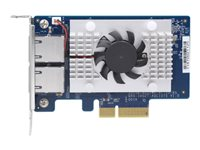 QNAP QXG-10G2T-107 - Adaptateur réseau - PCIe 2.0 x4 profil bas - 10Gb Ethernet x 2 - pour QNAP TDS-16489U R2, TS-1232, 1277, 473, 677, 832, 877, 977, TVS-2472, 473, 673, 872, 873 QXG-10G2T-107