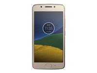 Motorola Moto G5 - 4G smartphone - double SIM - RAM 2 Go / Mémoire interne 16 Go - microSD slot - Écran LCD - 5" - 1920 x 1080 pixels - rear camera 13 MP - front camera 5 MP - or PA610090FR