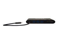 PORT connect TRAVEL 1X4K ++ - Station d'accueil - USB-C - VGA, HDMI, Mini DP - 1GbE 901906