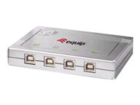 Uniformatic - Commutateur - 4 x USB 2.0 - de bureau 70131