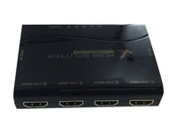 Neklan - Répartiteur vidéo/audio - 4 x HDMI - de bureau 9031011