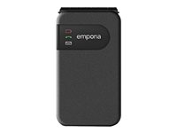 emporiaSIMPLICITYglam - Téléphone de service - RAM 32 Mo / Mémoire interne 64 Mo - 320 x 240 pixels - noir V227B