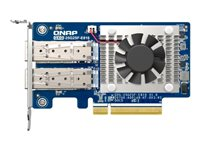 QNAP QXG-25G2SF-E810 - Adaptateur réseau - PCIe 4.0 x8 profil bas - 25 Gigabit SFP28 x 2 - pour P/N: CAB-DAC15M-SFP28, CAB-DAC30M-SFP28, TRX-10GITSFPP-SR, TRX-25GSFP28-SR QXG-25G2SF-E810