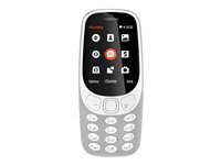 Nokia 3310 - Feature phone 16 Mo - microSD slot - 320 x 240 pixels - rear camera 2 MP - gris mat A00028278