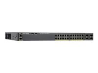 Cisco ONE Catalyst 2960X-24PD-L - Commutateur - Géré - 24 x 10/100/1000 (PoE+) + 2 x SFP+ - de bureau, Montable sur rack - PoE+ (370 W) C1-C2960X-24PD-L