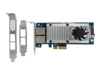 QNAP LAN-10G2T-X550 - Adaptateur réseau - 10Gb Ethernet x 2 - pour QNAP TS-1232, 1277, 253, 453, 473, 677, 832, 853, 877, 977, TVS-2472, 473, 673, 872, 873 LAN-10G2T-X550
