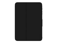 Incipio CLARION SHOCK ABSORBING TRANSLUCENT FOLIO - Protection à rabat pour tablette - polyuréthanne thermoplastique (TPU) - noir - pour Samsung Galaxy Tab S3 SA-862-BLK