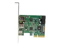 StarTech.com Carte contrôleur PCI Express combo à 5 ports USB 3.1 (10 Gb/s) - 1x USB-C 2x USB-A + 2x IDC (5 Gb/s) - USB Type-C - Adaptateur USB - PCIe - USB 3.1 Gen 2 x 1 + USB 3.0 x 2 + USB 3.0 (interne) x 2 - pour P/N: HB31C2A1CGB, HB31C2A1CGS, HB31C2A2CB, HB31C3A1CPD3, HB31C3A1CS, HB31C3ASDMB, HB31C4AS PEXUSB312EIC