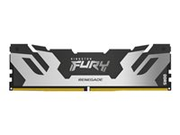 Kingston FURY Renegade Silver - DDR5 - module - 16 Go - DIMM 288 broches - 6000 MHz / PC5-48000 - CL32 - 1.35 V - mémoire sans tampon - on-die ECC KF560C32RS-16