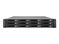 QNAP REXP-1200U-RP - Boîtier de stockage - 12 Baies (SATA-600 / SAS-2) - HDD 0 - SAS 6Gb/s (externe) - rack-montable - 2U REXP-1200U-RP