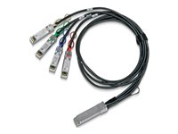 NVIDIA - Séparateur de connexion directe - QSFP28 (M) pour SFP28 (M) - 1.5 m - 4.5 mm - hybride - sans halogène, passif 980-9I48N-00C01A