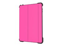 Incipio tek-nical Folio - Coque de protection pour tablette - micro-suède, Plextonium - rose - pour Apple iPad Air IPD-335-PNK