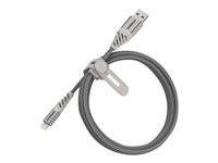 OtterBox Premium - Câble Lightning - Lightning mâle pour USB mâle - 1 m - poussière d'argent 78-52529