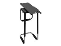 StarTech.com Support tour PC sous bureau robuste - Support pour unité centrale informatique réglable - Porte tour PC - Pivotant à 360° - Support d'ordinateur - montable sous bureau - noir CPUMNTUD