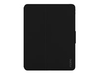 Incipio Clarion - Étui à rabat pour tablette - Flex2O polymer - noir, translucide - 12.9" - pour Apple 12.9-inch iPad Pro (3ème génération) IPD-401-BLK