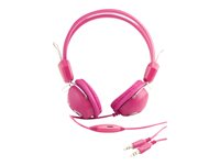 Urban Factory Crazy Headphones - Micro-casque - circum-aural - filaire - rose MHD06UF