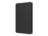 Incipio Faraday Folio - Étui à rabat pour tablette - Plextonium, cuir vegan - noir - pour Microsoft Surface Go MRSF-124-BLK