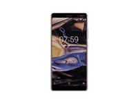 Nokia 7 plus - 4G smartphone - double SIM - RAM 4 Go / Mémoire interne 64 Go - microSD slot - Écran LCD - 6" - 2160 x 1080 pixels - 2x caméras arrière 12 MP, 13 MP - front camera 16 MP - blanc cuivré 11B2NW01A05