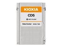 KIOXIA CD5 Series KCD51LUG3T84 - Disque SSD - 3840 Go - interne - 2.5" SFF - PCI Express 3.0 x4 (NVMe) KCD51LUG3T84