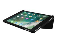 Incipio Faraday - Protection à rabat pour tablette - cuir, Plextonium - noir - 9.7" - pour Apple 9.7-inch iPad (5ème génération) IPD-389-BLK