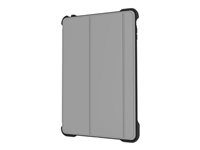 Incipio tek-nical Folio - Coque de protection pour tablette - micro-suède, Plextonium - gris - pour Apple iPad Air IPD-335-GRY