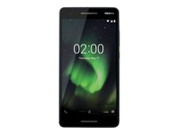 Nokia 2.1 - 4G smartphone - double SIM - RAM 1 Go / Mémoire interne 8 Go - microSD slot - 5.5" - 1280 x 720 pixels - rear camera 8 MP - front camera 5 MP - Bleu/argent 11E2MX01A01