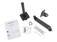 Ergotron Bras pour écran NX - Kit de montage (bras articulé, poteau, pivot, base, ensemble de bras, matériel de fixation) - pour moniteur - noir mat - Taille d'écran : jusqu'à 34 pouces - montrable sur bureau 45-669-224