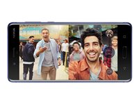 Nokia 8 - 4G smartphone - double SIM - RAM 4 Go / Mémoire interne 64 Go - microSD slot - Écran LCD - 5.3" - 2560 x 1440 pixels - 2x caméras arrière 13 MP, 13 MP - front camera 13 MP - bleu tempéré 11NB1L01A15