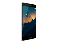 Nokia 2.1 - 4G smartphone - double SIM - RAM 1 Go / Mémoire interne 8 Go - microSD slot - 5.5" - 1280 x 720 pixels - rear camera 8 MP - front camera 5 MP - gris/argent 11E2MX01C01