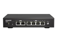 QNAP QSW-2104-2T - Commutateur - non géré - 2 x 100/1000/2.5G/5G/10GBase-T + 4 x 100/1000/2.5G - de bureau QSW-2104-2T