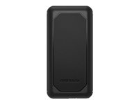 OtterBox Qi Wireless Power Pack - Banque d'alimentation sans fil - Li-Ion - 10000 mAh - 18 Watt - 3 A - 2 connecteurs de sortie (USB, USB-C) - ombre de pierre 78-51766