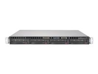 Supermicro SuperServer 5019S-MR - Montable sur rack - pas de processeur - 0 Go - aucun disque dur SYS-5019S-MR