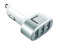 Urban Factory Car Charger 3x USB 2.0 ports - Adaptateur d'alimentation pour voiture - 6.3 A - 3 connecteurs de sortie (3 x USB Type A) CPU03UF